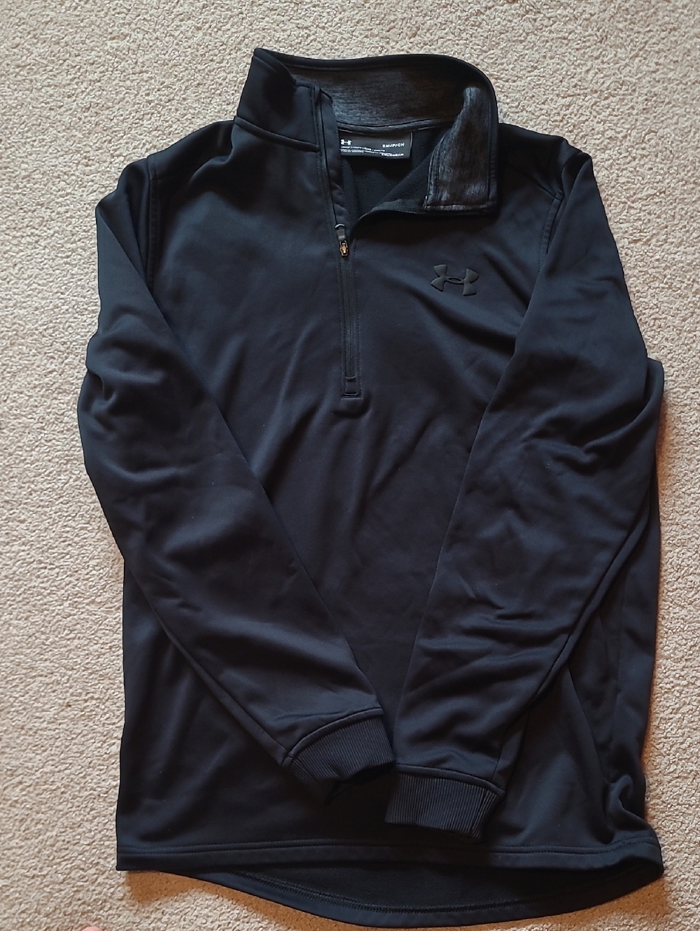 Under Armour Cold Gear Black Performance Half-Zip Pullover